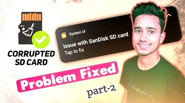 issue with sd card tap to fix problem solution