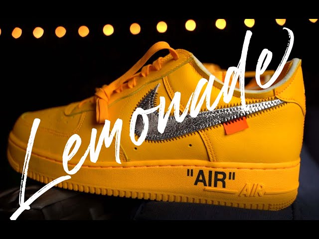 Wearing Nike's Off-White Air Force 1 'Lemonade': 2021's best sneaker?