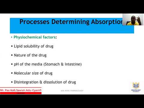 Absorption in Pharmacokinetics  Part 2