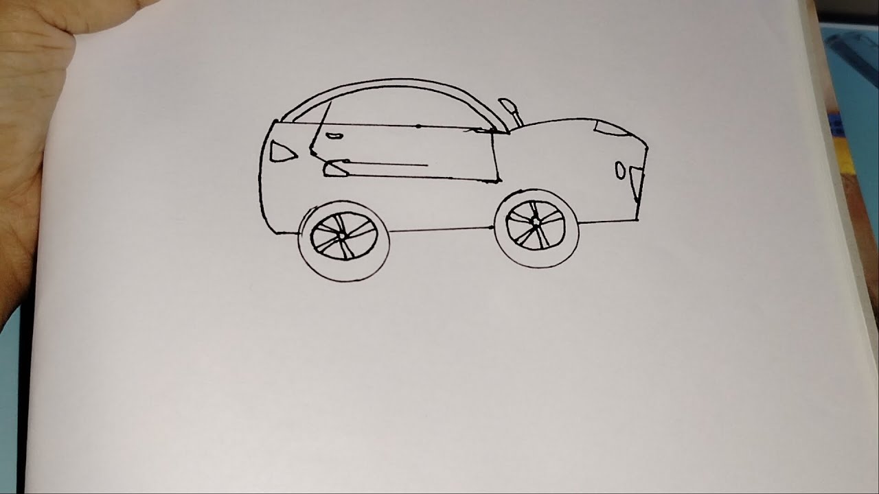 Sports car How to draw Sports Car Easy Sports Car Draw Step By Step YouTube