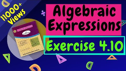 Exercise 4.10 | Chapter 4 | #Sindh Board | #Karachi Board #karachiboard #sindhboard #maths #matric