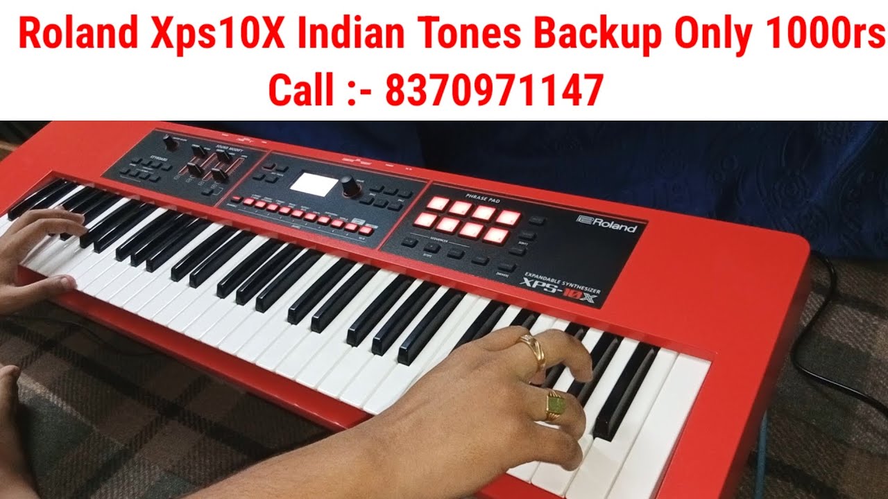 Roland Xps10X Indian Tones Backup ( Same Like Fantom G6 )  