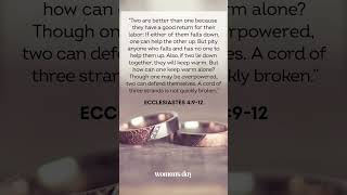 Scripture on Teamwork