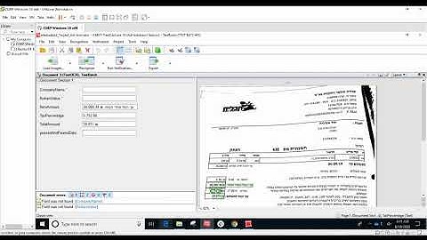 Hebrew Text extraction from documents using Abbyy Flexicapture