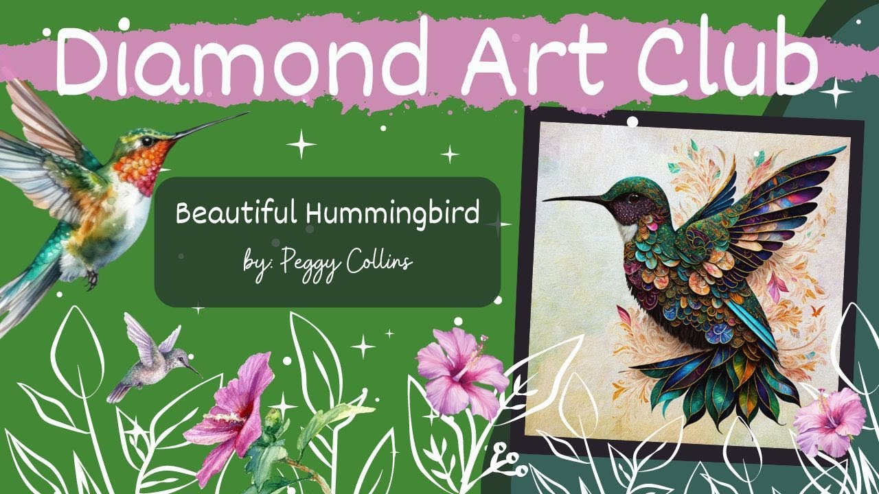 ダイヤモンドアートクラブ Beautiful Hummingbird DAC Beautiful Hummingbird – Diamond Art Club