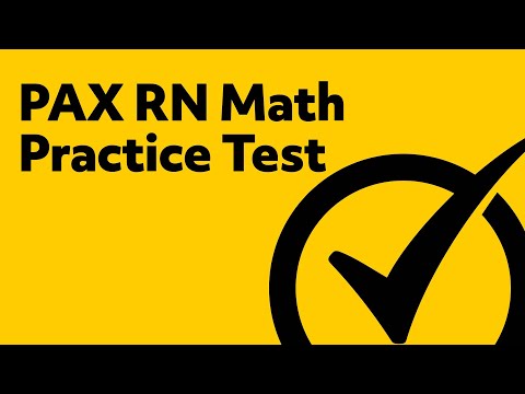 Free PAX RN Test - Math Practice Exam