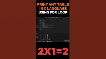 How to Print any number table in C #coding #python #AnyNumber