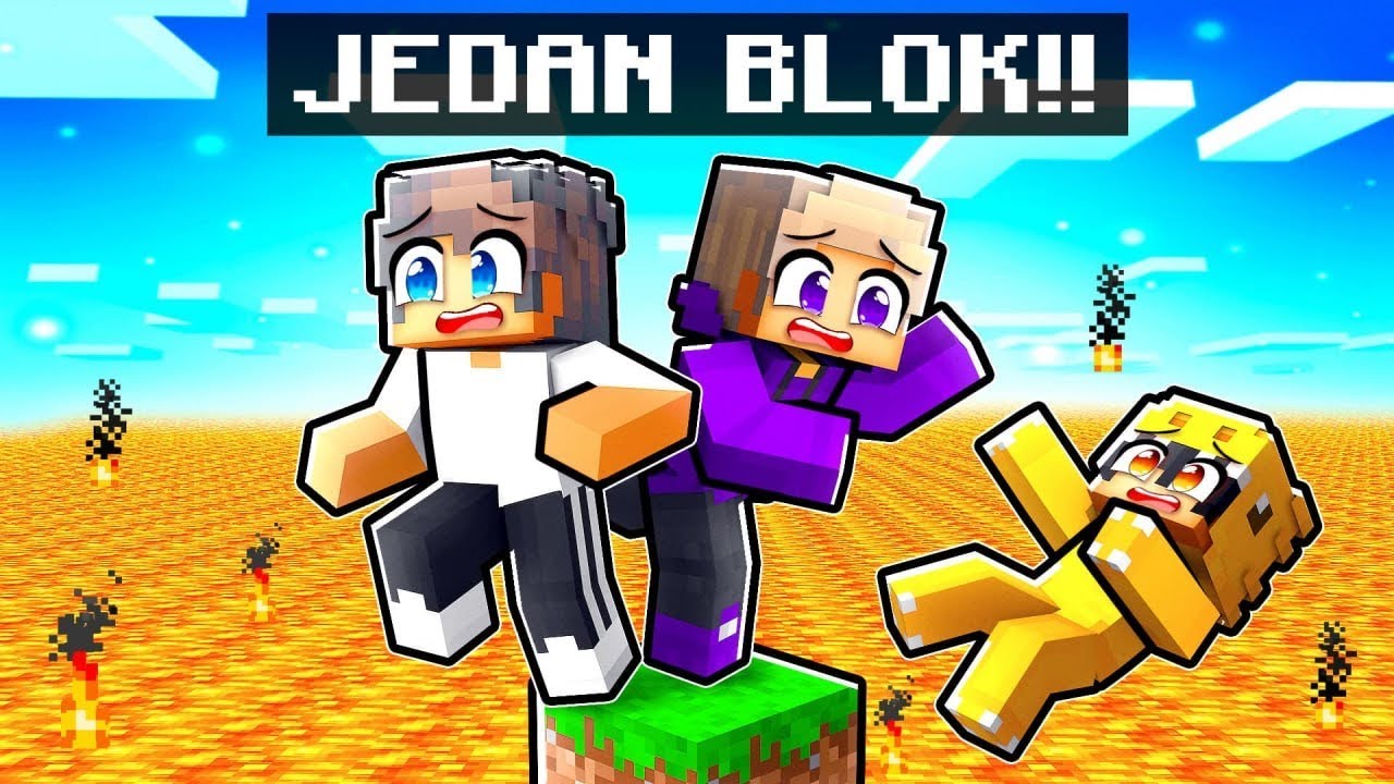 MINECRAFT, ALI PREŽIVLJAVAMO NA JEDNOM BLOKU!