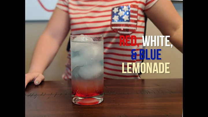 Mocktails: Red, White, & Blue Lemonade
