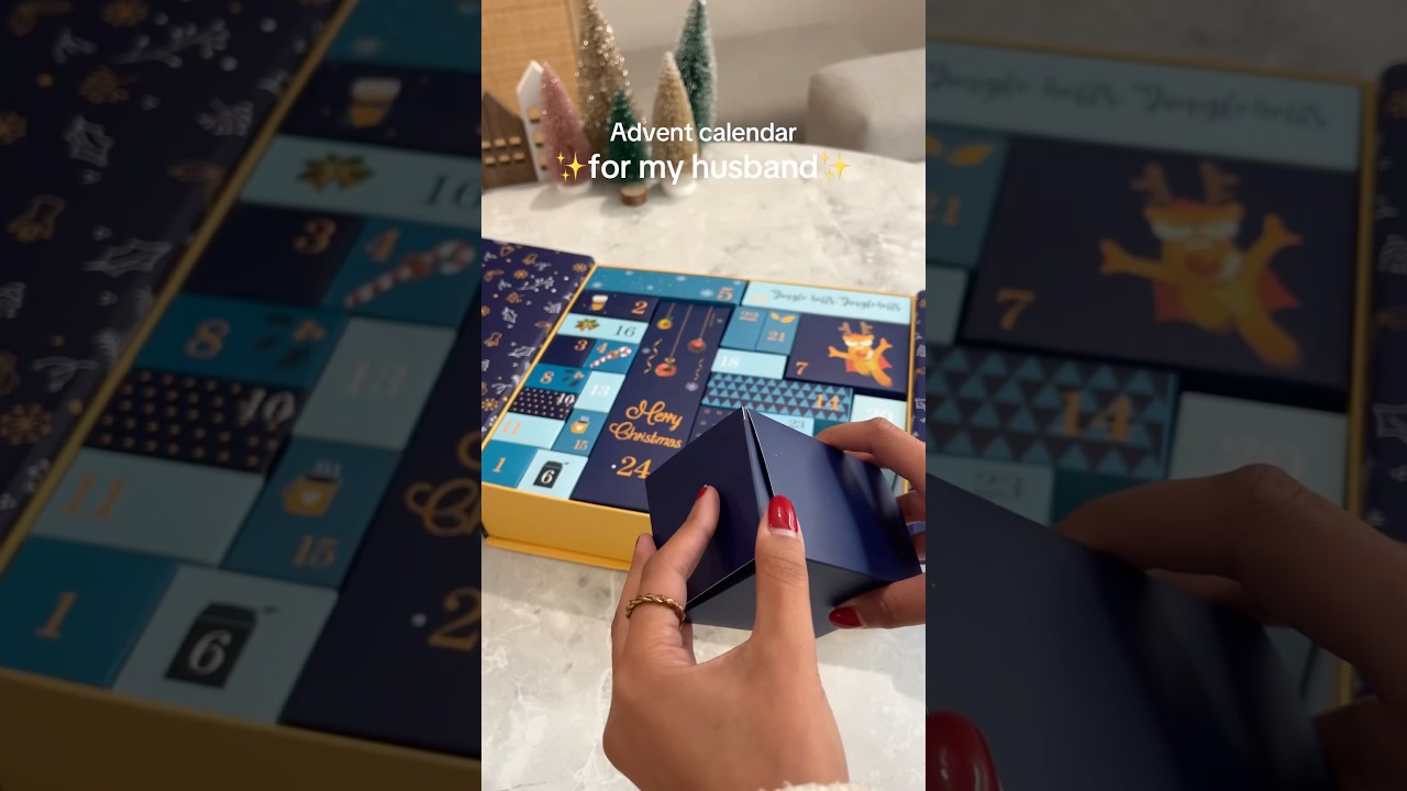 Advent calendar for boyfriend/husband. 
