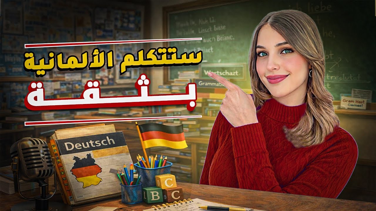 بعد هذا الفيديو ستتحدث الألمانية بثقة 🇩🇪