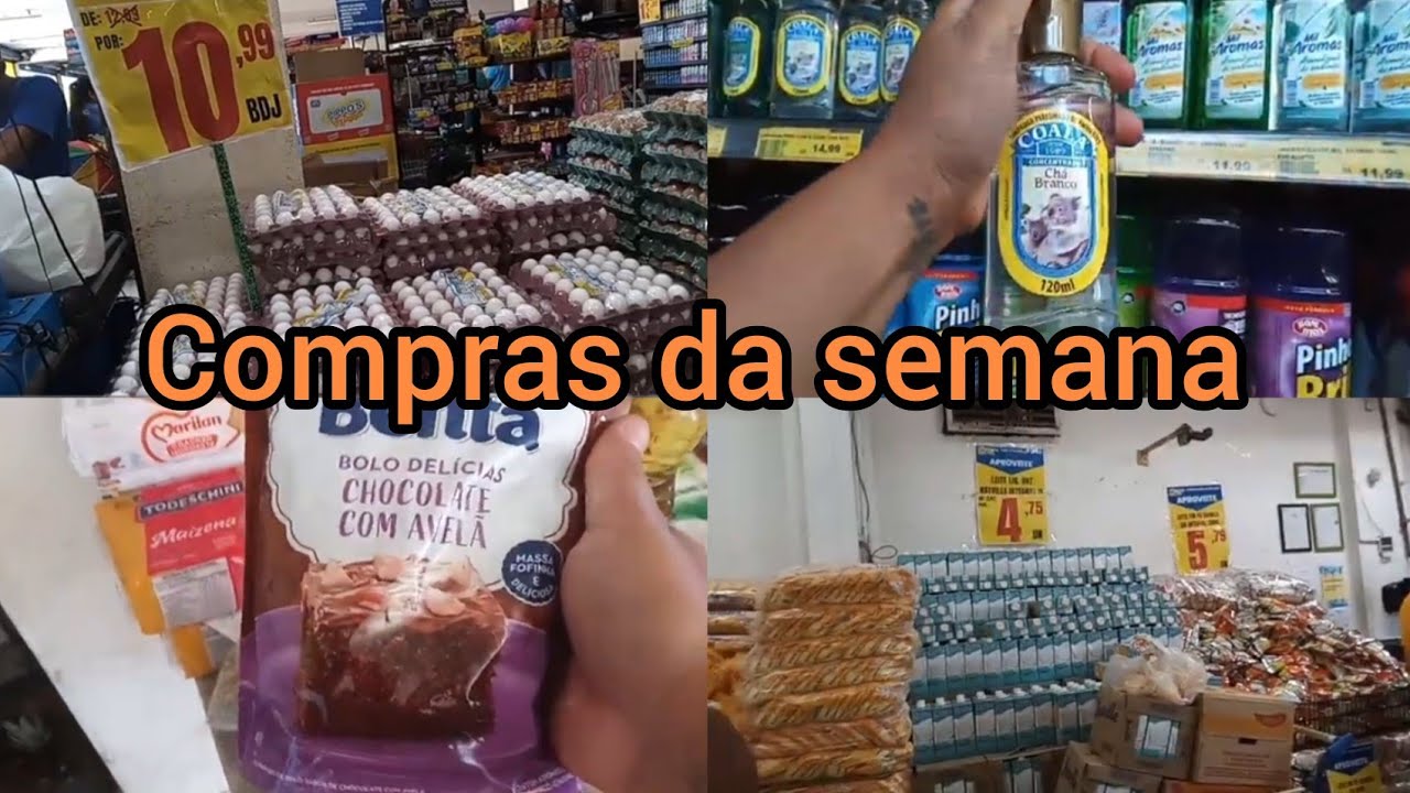 Compras da semana//valor total 