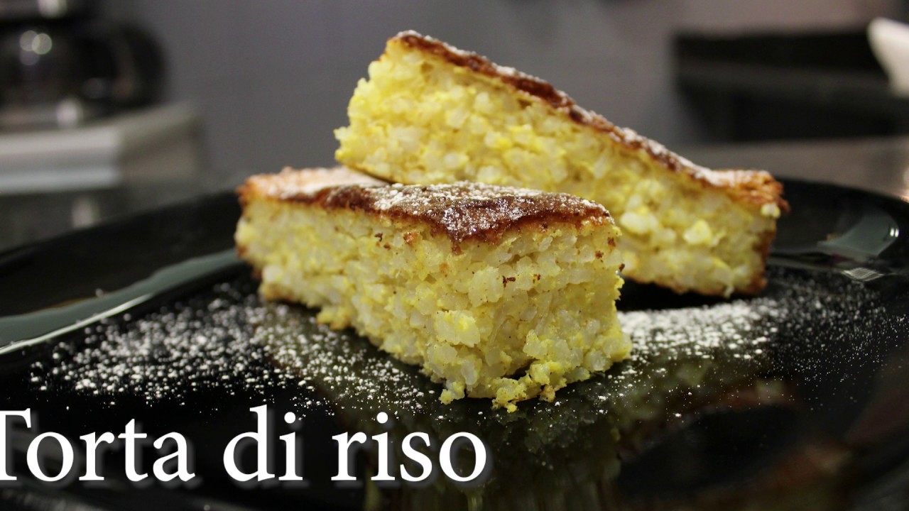 Torta di riso al profumo di cannella