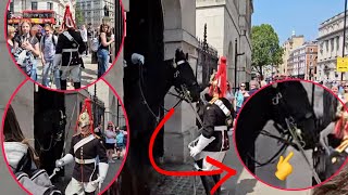 NEVER SEEN THIS HAPPEN BEFORE! 😱 | HORSE GUARD | #horseguardsparade