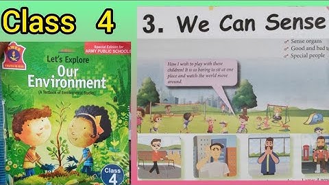 WE CAN SENSE , class 4 (chapter 3) - # lets explore our environment # e.v.s