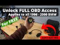 Hack your BMW for FULL OBD Access! Round 20-pin Adapter Bypass Tutorial