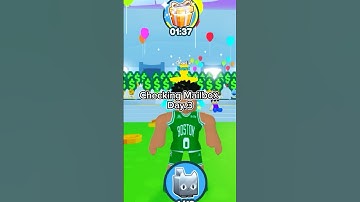 Checking mailbox in pet simulator X day 3