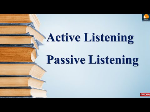 Active Listening and Passive Listening | Explained in Urdu / Hindi | BS English