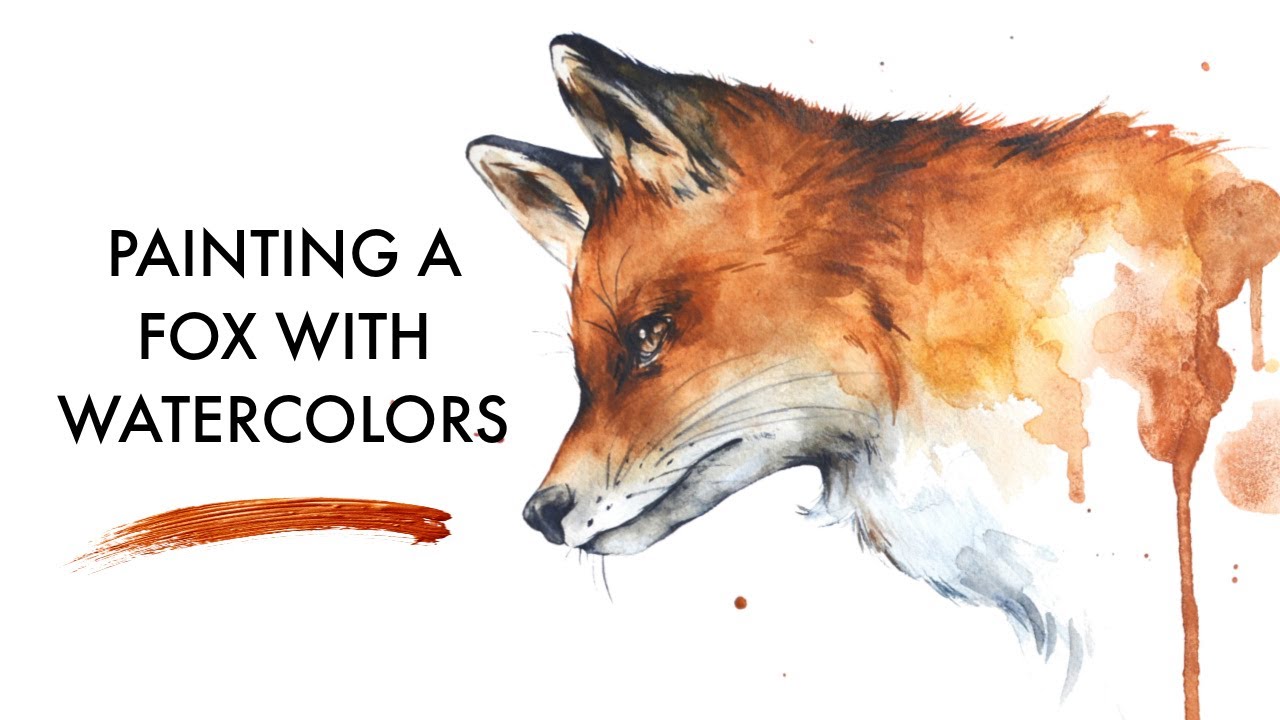Painting A Fox With Watercolors YouTube Maxresdefault