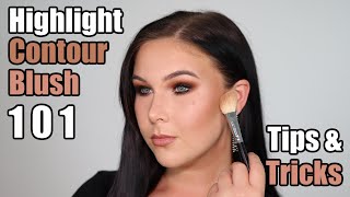 IN DEPTH How to Contour, Blush + Highlight for Beginners!