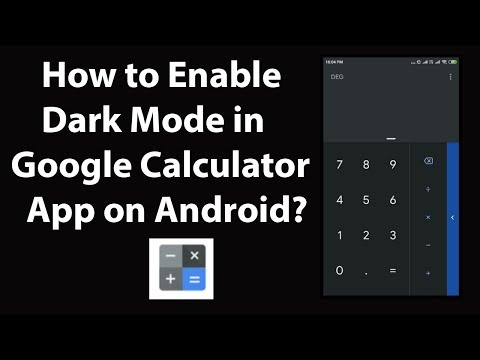 How to Enable Dark Mode in Google Calculator App on Android?