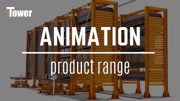 LOGITOWER: automated storage system for sheet metal, long-bars, untypical heavy goods