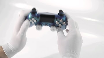 "Mystic Jade Blue" PS4 Custom Modded Controller with 9mm Buttons & Shotgun Thumbsticks by Gimika.com