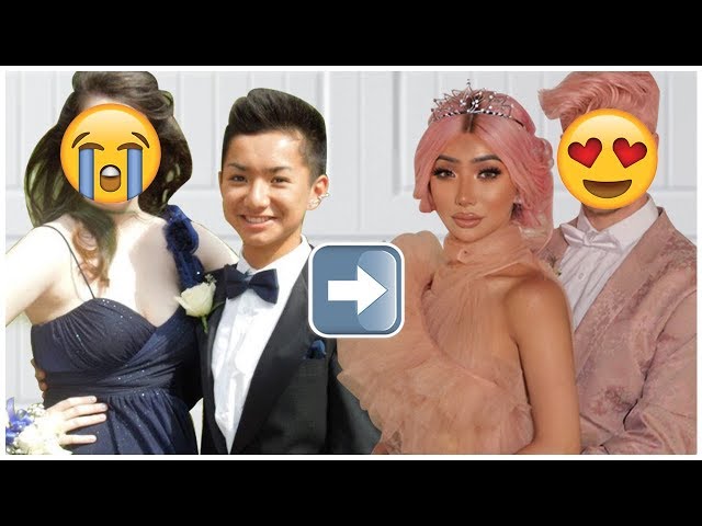 nikita dragun prom dress Nikita Dragun is Dripping in Diamonds in a See-Through Dress at the 2020 Grammys