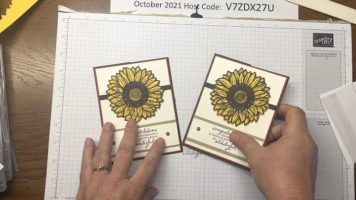 Celebrate Sunflowers fancy fold card!