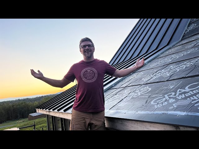 FINALLY!!! We are GETTING a ROOF | Building Our OFF GRID House in the WOODS