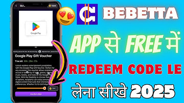 BeBetta app redeem code | bebetta app redeem code | #redeemcode