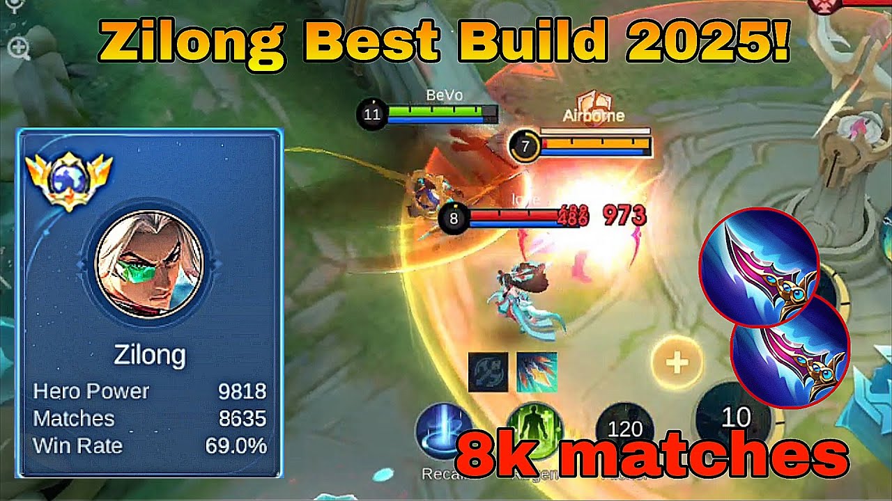 Zilong best build 2025‼️#zilong