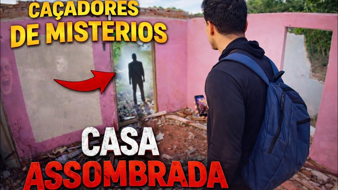 CAÇADORES DE MISTÉRIOS: INVADIMOS UMA CASA ABANDONADA E ISSO ACONTECEU 😱