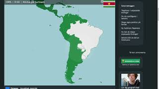 Seterra - South America: Countries no borders in 0:05 (WORLD RECORD)