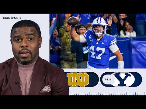 No. 8 BYU stops No. 2 Notre Dame short on final drive to seal upset win