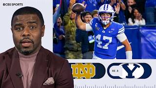 No. 8 BYU stops No. 2 Notre Dame short on final drive to seal upset win