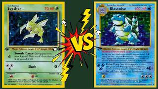 Scyther vs Blastoise