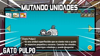 Mutando Unidades The Battle Cats en español Como obtener al Gato Pulpo True Form de Gato Kokatsu