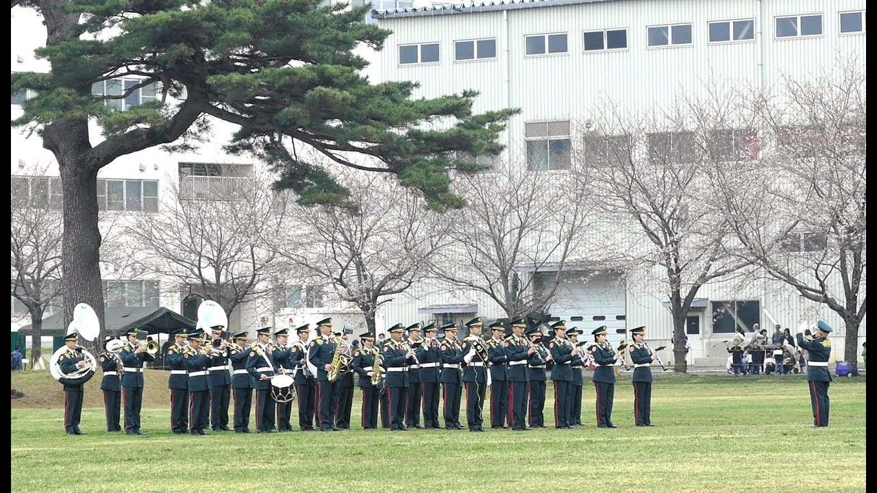 「空の神兵」「第一空挺団歌」音楽隊演奏　習志野駐屯地創立記念行事2019