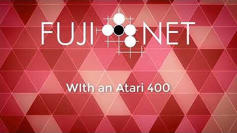 FujiNet on an Atari 400
