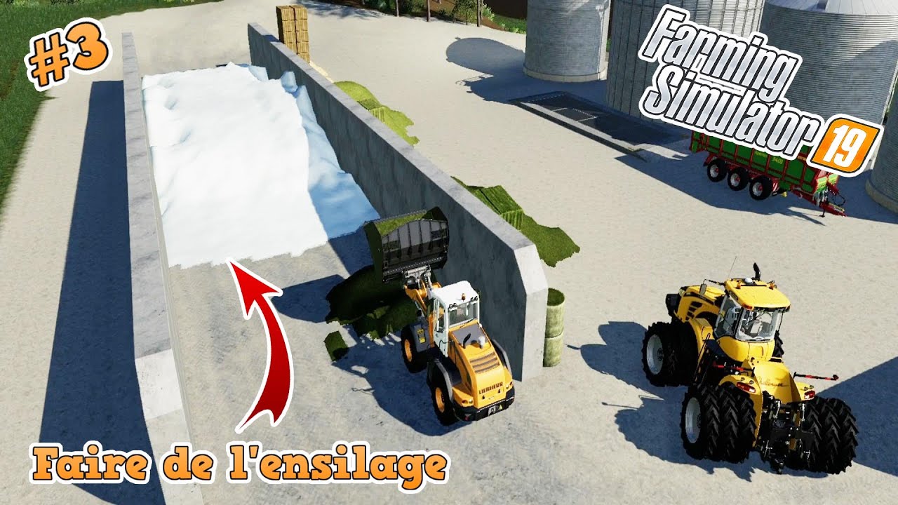 🚜[FR] Tutoriel Farming Simulator 19 Faire de l'ensilage video 3 - YouTube