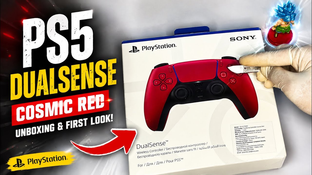 My New PS5 DualSensor Controller unboxing and Play Game - YouTube