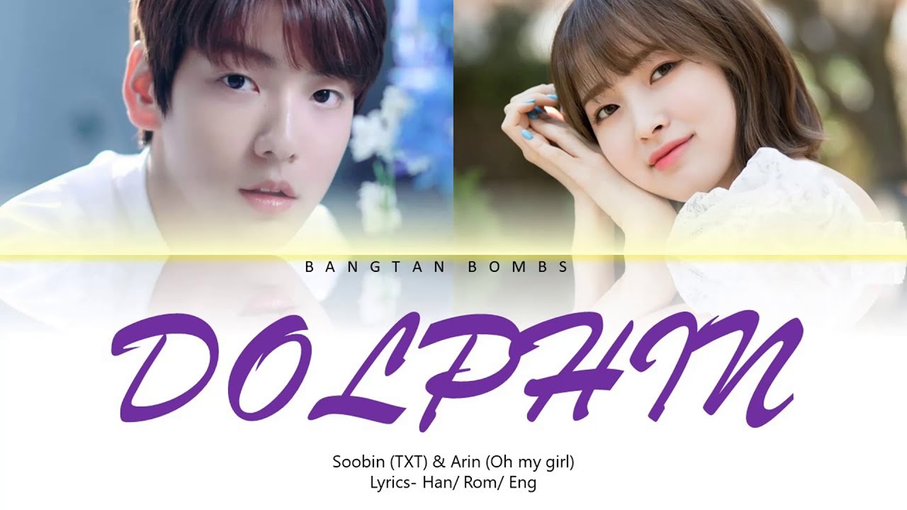 DOLPHIN Soobin (TXT) and Arin (Oh my girl) Color Coded Lyrics (KBS ...