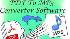 Pdf to mp3 converter software download and Install And Convert Mp3 Format - Durasi: 12:23. Pdf to mp3 converter software download and Install And Convert Mp3 Format - Durasi: 12:23.