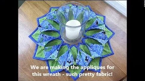 Fold'n Stitch Wreath - Applique Prep Steps
