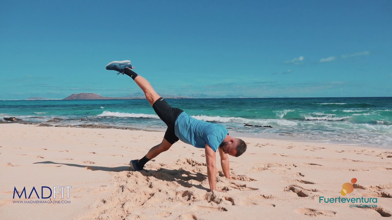 Entrenamiento de pierna en la playa - MADFIT premium outlet
