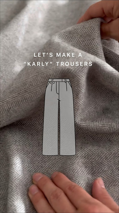 Lets make a “KARLY” trousers with me ✂️#sewing #sewingproject #sewingtutorial #sewingtime
