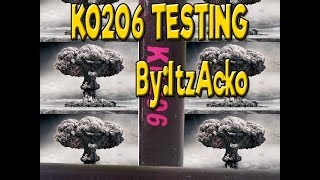 Testing K0206 TNT