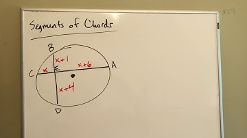 Geometry Honors - Segment Lengths of Chords