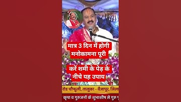 मात्र 3 दिन में होगी मनोकामना पूरी करें शमी के पेड़ के नीचे या उपाय ||  #pradeepmishrajidhankeupay